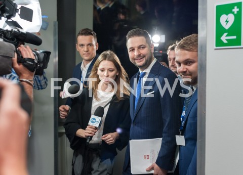  12.10.2018 WARSZAWA<br />DEBATA KANDYDATOW NA URZAD PREZYDENTA WARSZAWY<br />N/Z PATRYK JAKI JACEK OZDOBA<br /> 