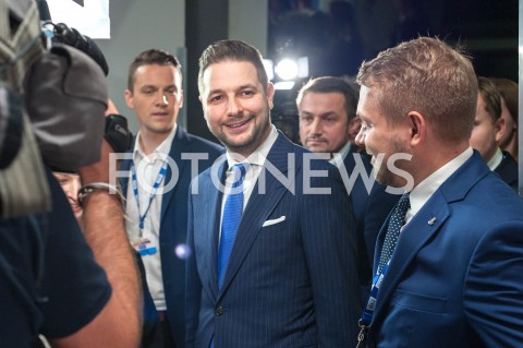  12.10.2018 WARSZAWA<br />DEBATA KANDYDATOW NA URZAD PREZYDENTA WARSZAWY<br />N/Z PATRYK JAKI PIOTR GUZIAL<br /> 