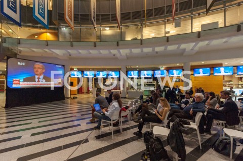  12.10.2018 WARSZAWA<br />DEBATA KANDYDATOW NA URZAD PREZYDENTA WARSZAWY<br />N/Z SLAWOMIR ANTONIK<br /> 