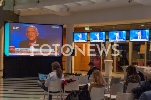  12.10.2018 WARSZAWA<br />DEBATA KANDYDATOW NA URZAD PREZYDENTA WARSZAWY<br />N/Z JANUSZ KORWIN MIKKE JAN POTOCKI<br /> 