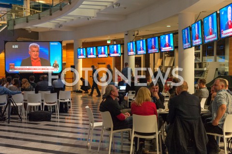  12.10.2018 WARSZAWA<br />DEBATA KANDYDATOW NA URZAD PREZYDENTA WARSZAWY<br />N/Z PIOTR IKONOWICZ<br /> 