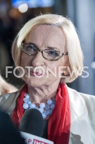  12.10.2018 WARSZAWA<br />DEBATA KANDYDATOW NA URZAD PREZYDENTA WARSZAWY<br />N/Z KRYSTYNA KRZEKOTOWSKA<br /> 