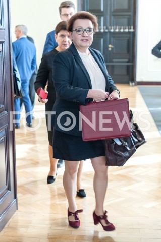  16.10.2018 WARSZAWA<br />POSIEDZENIE RADY MINISTROW<br />N/Z ANNA ZALEWSKA<br /> 