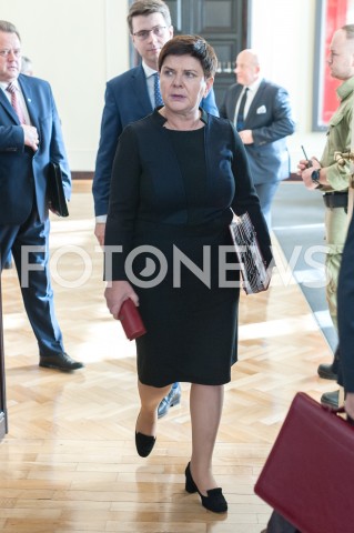  16.10.2018 WARSZAWA<br />POSIEDZENIE RADY MINISTROW<br />N/Z BEATA SZYDLO<br /> 