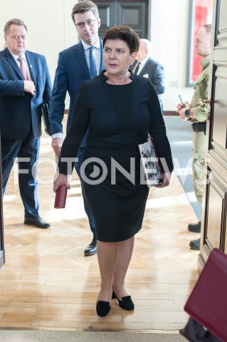  16.10.2018 WARSZAWA<br />POSIEDZENIE RADY MINISTROW<br />N/Z BEATA SZYDLO<br /> 