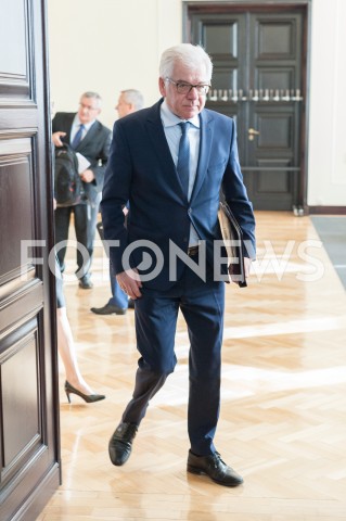  16.10.2018 WARSZAWA<br />POSIEDZENIE RADY MINISTROW<br />N/Z JACEK CZAPUTOWICZ<br /> 