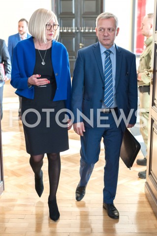  16.10.2018 WARSZAWA<br />POSIEDZENIE RADY MINISTROW<br />N/Z JOANNA KOPCINSKA MAREK ZAGORSKI<br /> 