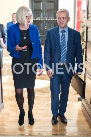  16.10.2018 WARSZAWA<br />POSIEDZENIE RADY MINISTROW<br />N/Z JOANNA KOPCINSKA MAREK ZAGORSKI<br /> 