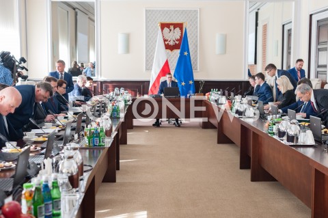 Posiedzenie Rady Ministrów w Warszawie