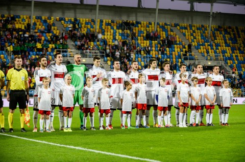  16.10.2018 GDYNIA<br />
PILKA NOZNA - KWALIFIKACJE DO MISTRZOSTW EUROPY U-21 2019<br />
EUROPEAN UNDER-21 CHAMPIONSHIP 2019 QUALIFYING ROUND<br />
MECZ POLSKA (poland) - (georgia) GRUZJA<br />
N/Z REPREZENTACJA GRUZJI U-21<br />
 