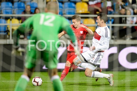  16.10.2018 GDYNIA<br />
PILKA NOZNA - KWALIFIKACJE DO MISTRZOSTW EUROPY U-21 2019<br />
EUROPEAN UNDER-21 CHAMPIONSHIP 2019 QUALIFYING ROUND<br />
MECZ POLSKA (poland) - (georgia) GRUZJA<br />
N/Z SEBASTIAN SZYMANSKI<br />
 