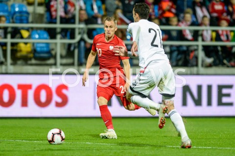  16.10.2018 GDYNIA<br />
PILKA NOZNA - KWALIFIKACJE DO MISTRZOSTW EUROPY U-21 2019<br />
EUROPEAN UNDER-21 CHAMPIONSHIP 2019 QUALIFYING ROUND<br />
MECZ POLSKA (poland) - (georgia) GRUZJA<br />
N/Z PAWEL STOLARSKI<br />
 