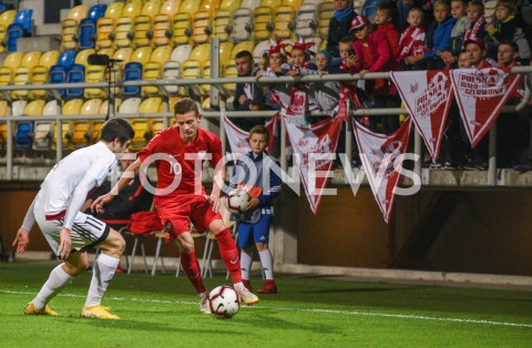  16.10.2018 GDYNIA<br />
PILKA NOZNA - KWALIFIKACJE DO MISTRZOSTW EUROPY U-21 2019<br />
EUROPEAN UNDER-21 CHAMPIONSHIP 2019 QUALIFYING ROUND<br />
MECZ POLSKA (poland) - (georgia) GRUZJA<br />
N/Z SEBASTIAN SZYMANSKI<br />
 