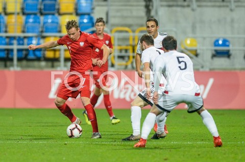  16.10.2018 GDYNIA<br />
PILKA NOZNA - KWALIFIKACJE DO MISTRZOSTW EUROPY U-21 2019<br />
EUROPEAN UNDER-21 CHAMPIONSHIP 2019 QUALIFYING ROUND<br />
MECZ POLSKA (poland) - (georgia) GRUZJA<br />
N/Z SZYMON ZURKOWSKI<br />
 