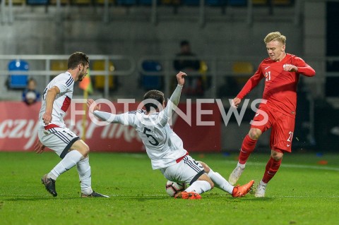  16.10.2018 GDYNIA<br />
PILKA NOZNA - KWALIFIKACJE DO MISTRZOSTW EUROPY U-21 2019<br />
EUROPEAN UNDER-21 CHAMPIONSHIP 2019 QUALIFYING ROUND<br />
MECZ POLSKA (poland) - (georgia) GRUZJA<br />
N/Z KAMIL JOZWIAK<br />
 