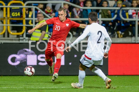  16.10.2018 GDYNIA<br />
PILKA NOZNA - KWALIFIKACJE DO MISTRZOSTW EUROPY U-21 2019<br />
EUROPEAN UNDER-21 CHAMPIONSHIP 2019 QUALIFYING ROUND<br />
MECZ POLSKA (poland) - (georgia) GRUZJA<br />
N/Z PAWEL STOLARSKI<br />
 