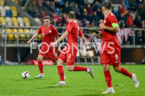  16.10.2018 GDYNIA<br />
PILKA NOZNA - KWALIFIKACJE DO MISTRZOSTW EUROPY U-21 2019<br />
EUROPEAN UNDER-21 CHAMPIONSHIP 2019 QUALIFYING ROUND<br />
MECZ POLSKA (poland) - (georgia) GRUZJA<br />
N/Z FILIP JAGIELLO<br />
 