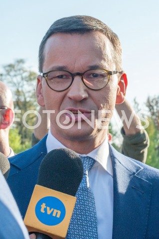  17.10.2018 WARSZAWA<br />BRIEFING PRASOWY PATRYKA JAKIEGO ORAZ PREMIERA MATEUSZA MORAWIECKIEGO W WARSZAWIE<br />N/Z PREMIER MATEUSZ MORAWIECKI TVN<br /> 
