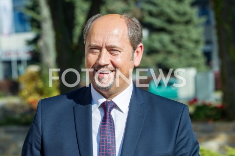  17.10.2018 RZESZOW<br />KONFERENCJA PRASOWA MINISTRA SPRAWIEDLIWOSCI ZBIGNIEWA ZIOBRO PRZED URZEDEM MARSZALKOWSKIM W RZESZOWIE<br />N/Z MIECZYSLAW GOLBA<br /> 