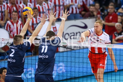  17.10.2018 RZESZOW<br />
SIATKOWKA PLUSLIGA 2018/2019 MEN VOLLEYBALL POLAND POLISH PLUS LIGA LEAGUE SEASON 2018/2019<br />
MECZ ASSECO RESOVIA RZESZOW - ONICO WARSZAWA <br />
N/Z JAKUB JAROSZ <br />
 