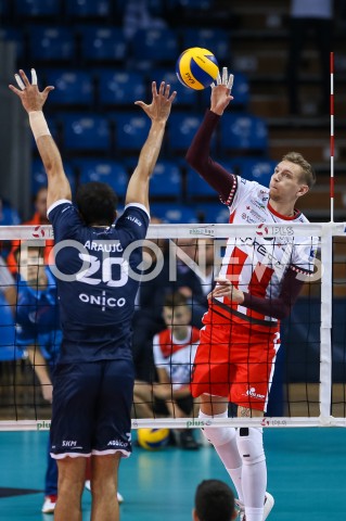  17.10.2018 RZESZOW<br />
SIATKOWKA PLUSLIGA 2018/2019 MEN VOLLEYBALL POLAND POLISH PLUS LIGA LEAGUE SEASON 2018/2019<br />
MECZ ASSECO RESOVIA RZESZOW - ONICO WARSZAWA <br />
N/Z DAMIAN SCHULZ <br />
 