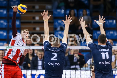  17.10.2018 RZESZOW<br />
SIATKOWKA PLUSLIGA 2018/2019 MEN VOLLEYBALL POLAND POLISH PLUS LIGA LEAGUE SEASON 2018/2019<br />
MECZ ASSECO RESOVIA RZESZOW - ONICO WARSZAWA <br />
N/Z DAMIAN SCHULZ <br />
 