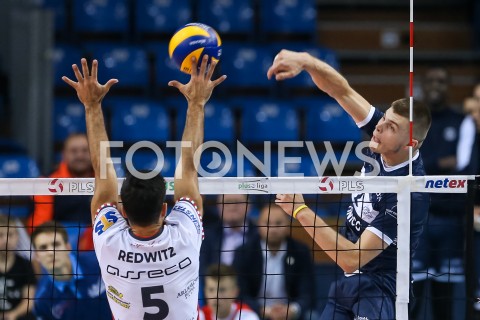  17.10.2018 RZESZOW<br />
SIATKOWKA PLUSLIGA 2018/2019 MEN VOLLEYBALL POLAND POLISH PLUS LIGA LEAGUE SEASON 2018/2019<br />
MECZ ASSECO RESOVIA RZESZOW - ONICO WARSZAWA <br />
N/Z BARTOSZ KWOLEK <br />
 