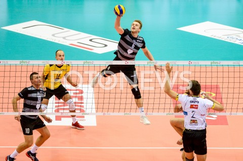  17.10.2018 GDANSK<br />
SIATKOWKA - PLUS LIGA SEZON 2018/2019<br />
MECZ TREFL GDANSK - GKS KATOWICE<br />
N/Z DOMINIK DEPOWSKI<br />
 