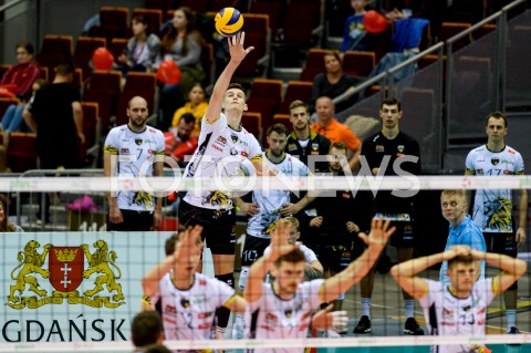  17.10.2018 GDANSK<br />
SIATKOWKA - PLUS LIGA SEZON 2018/2019<br />
MECZ TREFL GDANSK - GKS KATOWICE<br />
N/Z SZYMON JAKUBISZAK<br />
 