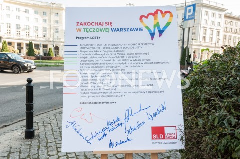  18.10.2018 WARSZAWA<br />PODPISANIE DEKLARACJI PROGRAM LGBT+<br />N/Z DEKLARACJA TABLICA<br /> 