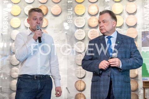  18.10.2018 WARSZAWA<br />PODSUMOWANIE KAMPANII WYBORCZEJ JAKUBA STEFANIAKA<br />N/Z JAKUB STEFANIAK ADAM STRUZIK<br /> 