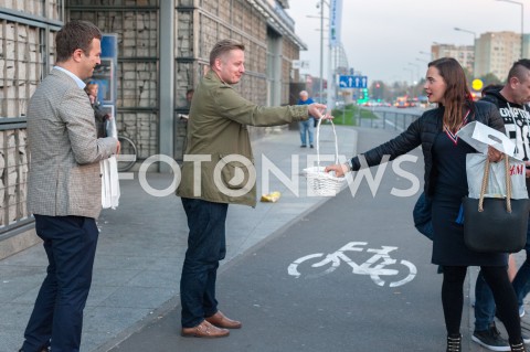  18.10.2018 WARSZAWA<br />PODSUMOWANIE KAMPANII WYBORCZEJ JAKUBA STEFANIAKA<br />N/Z JAKUB STEFANIAK RAMIGIUSZ LESIUK<br /> 