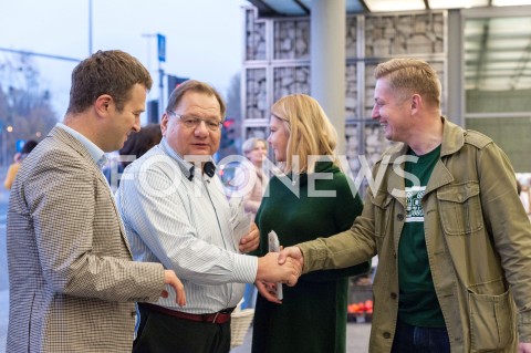  18.10.2018 WARSZAWA<br />PODSUMOWANIE KAMPANII WYBORCZEJ JAKUBA STEFANIAKA<br />N/Z JAKUB STEFANIAK RYSZARD KALISZ DOMINIKA KALISZ REMIGIUSZ LESIUK<br /> 