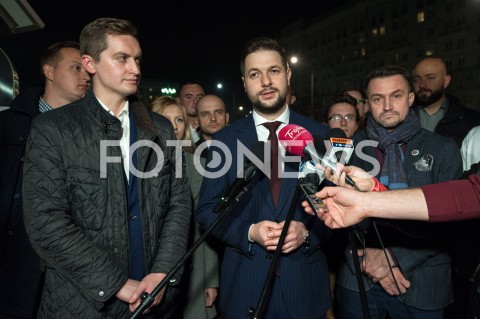  18.10.2018 WARSZAWA<br />AKCJA 36IMPULSOW PATRYKA JAKIEGO 12 IMPULS PARKINGI<br />N/Z PATRYK JAKI PIOTR GUZIAL SEBASTIAN KALETA<br /> 