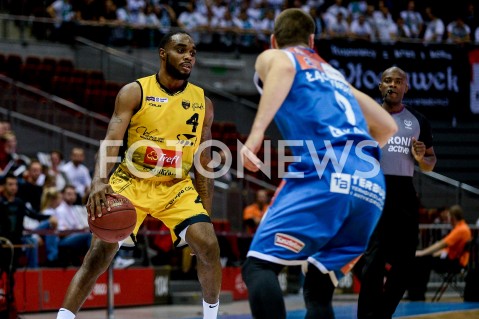  20.10.2018 GDANSK<br />
KOSZYKOWKA - ENERGA BASKET LIGA SEZON 2018/2019<br />
MECZ TREFL SOPOT - ANWIL WLOCLAWEK<br />
N/Z IAN BAKER PORTRET<br />
 