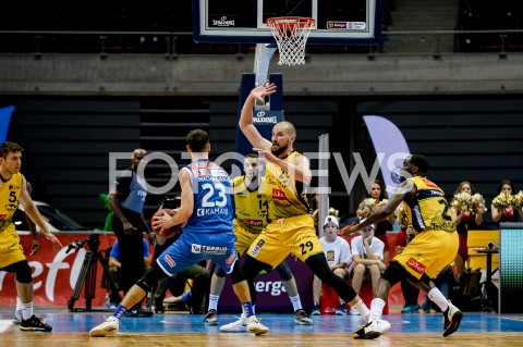  20.10.2018 GDANSK<br />
KOSZYKOWKA - ENERGA BASKET LIGA SEZON 2018/2019<br />
MECZ TREFL SOPOT - ANWIL WLOCLAWEK<br />
N/Z MICHAL MICHALAK GRZEGORZ KULKA PAWEL LEONCZYK VERNON TAYLOR<br />
 