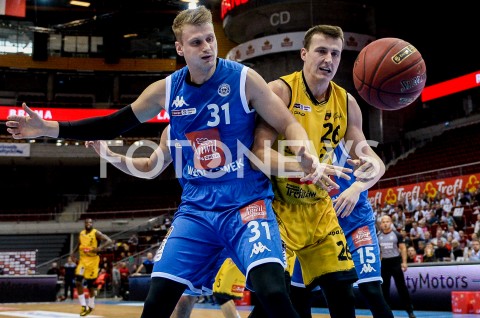  20.10.2018 GDANSK<br />
KOSZYKOWKA - ENERGA BASKET LIGA SEZON 2018/2019<br />
MECZ TREFL SOPOT - ANWIL WLOCLAWEK<br />
N/Z MATEUSZ KOSTRZEWSKI DAMIAN JESZKE<br />
 