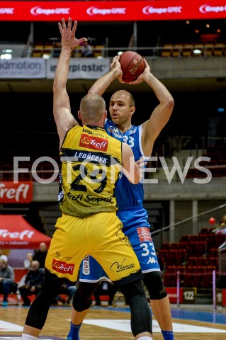  20.10.2018 GDANSK<br />
KOSZYKOWKA - ENERGA BASKET LIGA SEZON 2018/2019<br />
MECZ TREFL SOPOT - ANWIL WLOCLAWEK<br />
N/Z PAWEL LEONCZYK SZYMON SZEWCZYK<br />
 