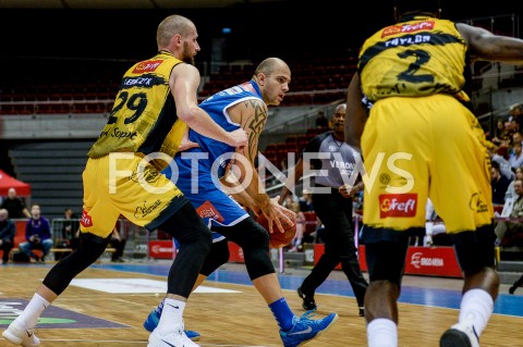  20.10.2018 GDANSK<br />
KOSZYKOWKA - ENERGA BASKET LIGA SEZON 2018/2019<br />
MECZ TREFL SOPOT - ANWIL WLOCLAWEK<br />
N/Z PAWEL LEONCZYK SZYMON SZEWCZYK<br />
 