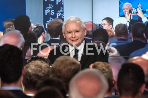  21.10.2018 WARSZAWA<br />WIECZOR WYBORCZY PRAWA I SPRAWIEDLIWOSCI<br />N/Z PREZES JAROSLAW KACZYNSKI<br /> 