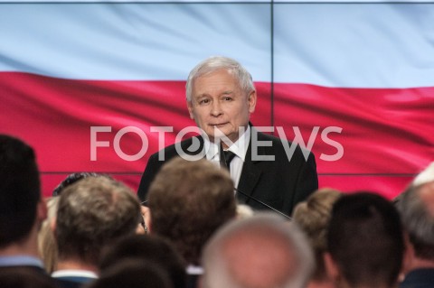  21.10.2018 WARSZAWA<br />WIECZOR WYBORCZY PRAWA I SPRAWIEDLIWOSCI<br />N/Z PREZES JAROSLAW KACZYNSKI<br /> 