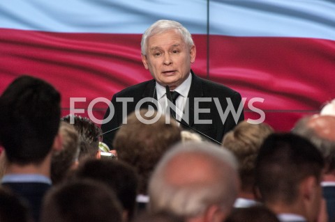  21.10.2018 WARSZAWA<br />WIECZOR WYBORCZY PRAWA I SPRAWIEDLIWOSCI<br />N/Z PREZES JAROSLAW KACZYNSKI<br /> 