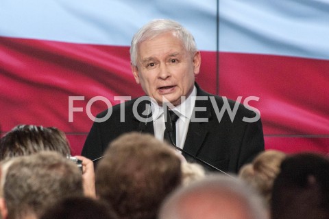  21.10.2018 WARSZAWA<br />WIECZOR WYBORCZY PRAWA I SPRAWIEDLIWOSCI<br />N/Z PREZES JAROSLAW KACZYNSKI<br /> 