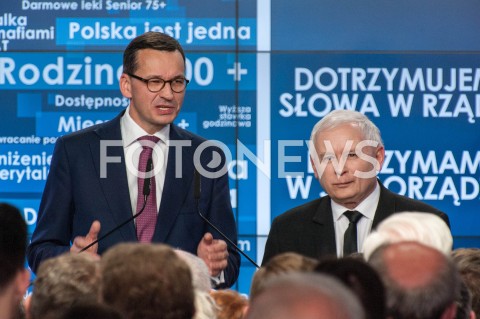 Wieczór wyborczy Prawa i Sprawiedliwości w Warszawie