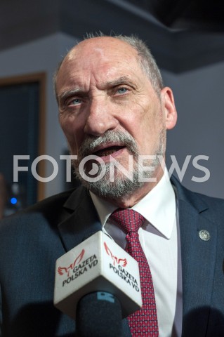  21.10.2018 WARSZAWA<br />WIECZOR WYBORCZY PRAWA I SPRAWIEDLIWOSCI<br />N/Z ANTONI MACIEREWICZ<br /> 