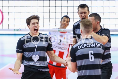  22.10.2018 RZESZOW<br />
SIATKOWKA PLUSLIGA 2018/2019 MEN VOLLEYBALL POLAND POLISH PLUS LIGA LEAGUE SEASON 2018/2019<br />
MECZ ASSECO RESOVIA RZESZOW - GKS KATOWICE <br />
N/Z TOMAS ROUSSEAUX RADOSC EMOCJE <br />
 