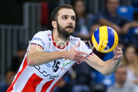  22.10.2018 RZESZOW<br />
SIATKOWKA PLUSLIGA 2018/2019 MEN VOLLEYBALL POLAND POLISH PLUS LIGA LEAGUE SEASON 2018/2019<br />
MECZ ASSECO RESOVIA RZESZOW - GKS KATOWICE <br />
N/Z MATEUSZ MIKA SYLWETKA <br />
 