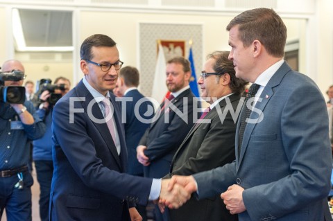  23.10.2018 WARSZAWA<br />KANCELARIA PREZESA RADY MINISTROW<br />POSIEDZENIE RADY MINISTROW RZADU<br />N/Z PREMIER MATEUSZ MORAWIECKI  WITOLD BANKA<br /> 