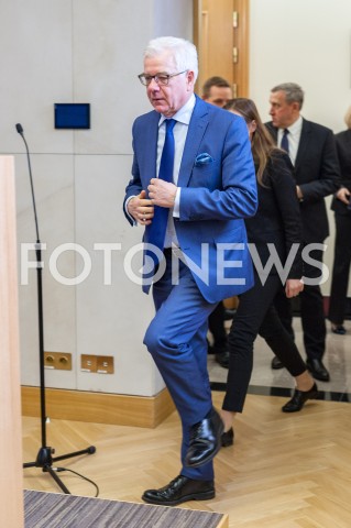  23.10.2018 WARSZAWA<br />KONFERENCJA MINISTROW SPRAW ZAGRANICZNYCH POLSKI I UKRAINY<br />N/Z JACEK CZAPUTOWICZ<br /> 