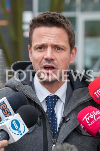  24.10.2018 WARSZAWA<br />KONFERENCJA PREZYDENTA ELEKTA RAFALA TRZASKOWSKIEGO NA BRODNIE<br />N/Z RAFAL TRZASKOWSKI<br /> 